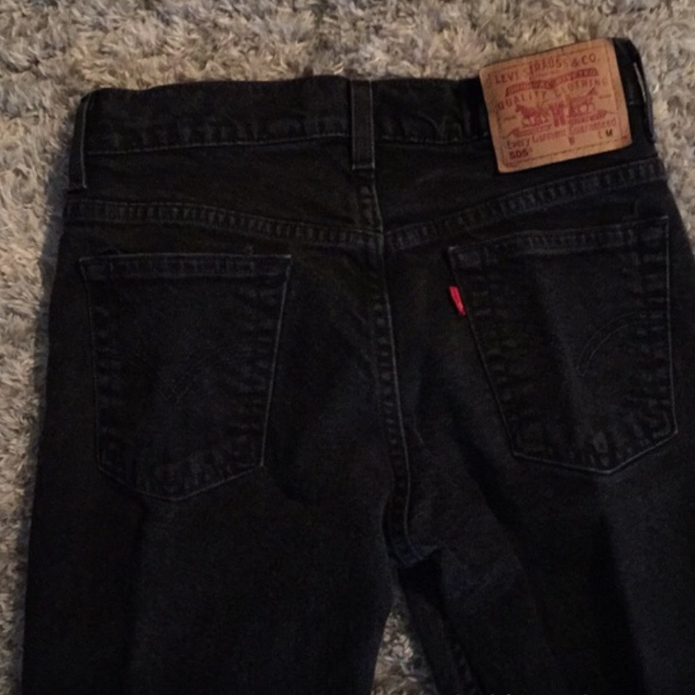 Vintage junior Levi’s black jeans
